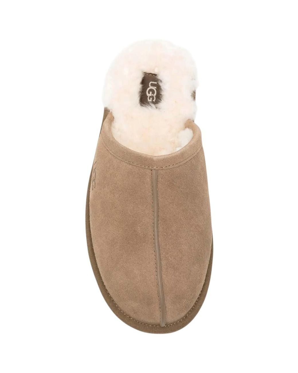 Ugg Brown Logo Scuff Slides for men