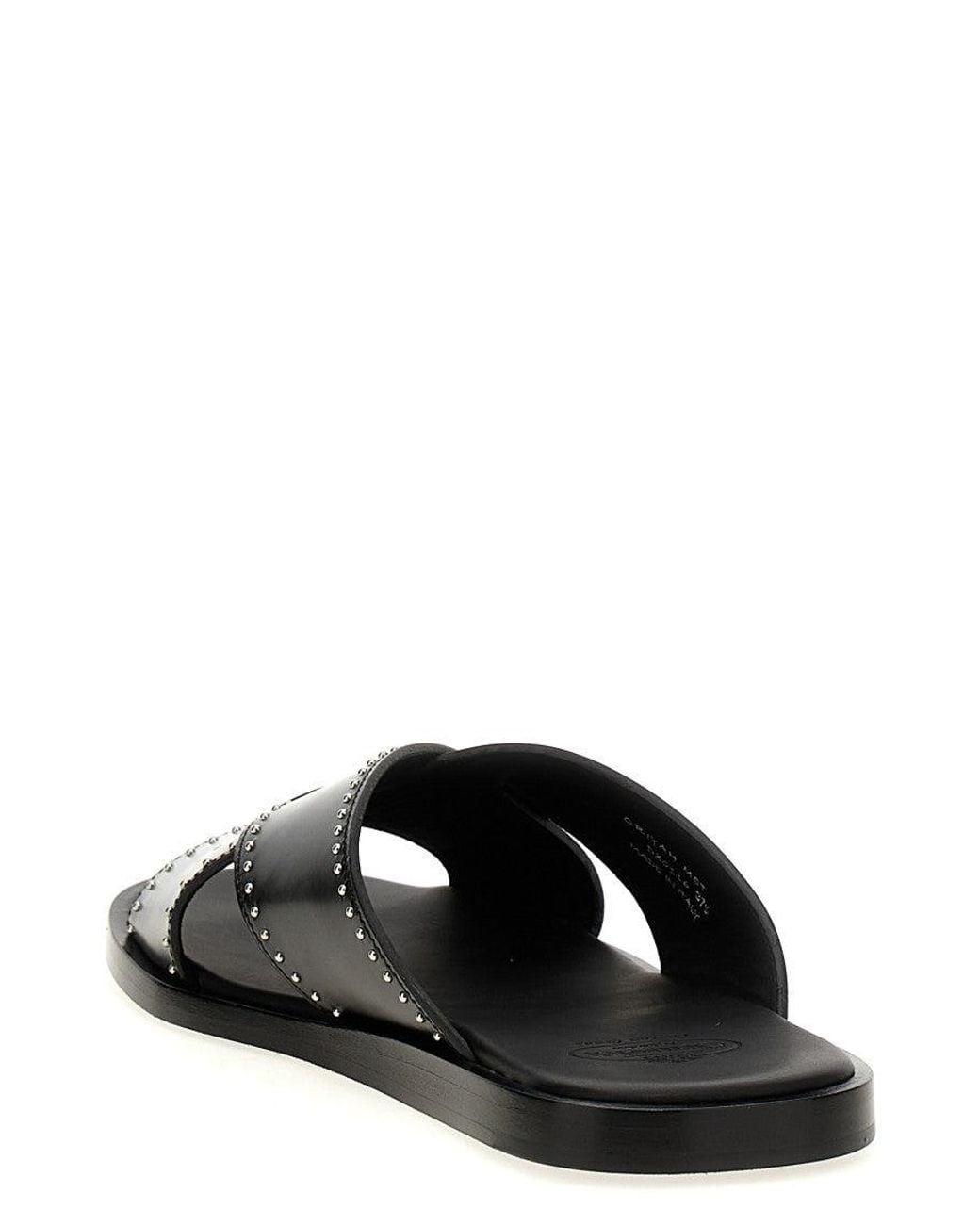 Church's Black Slip On Sandals