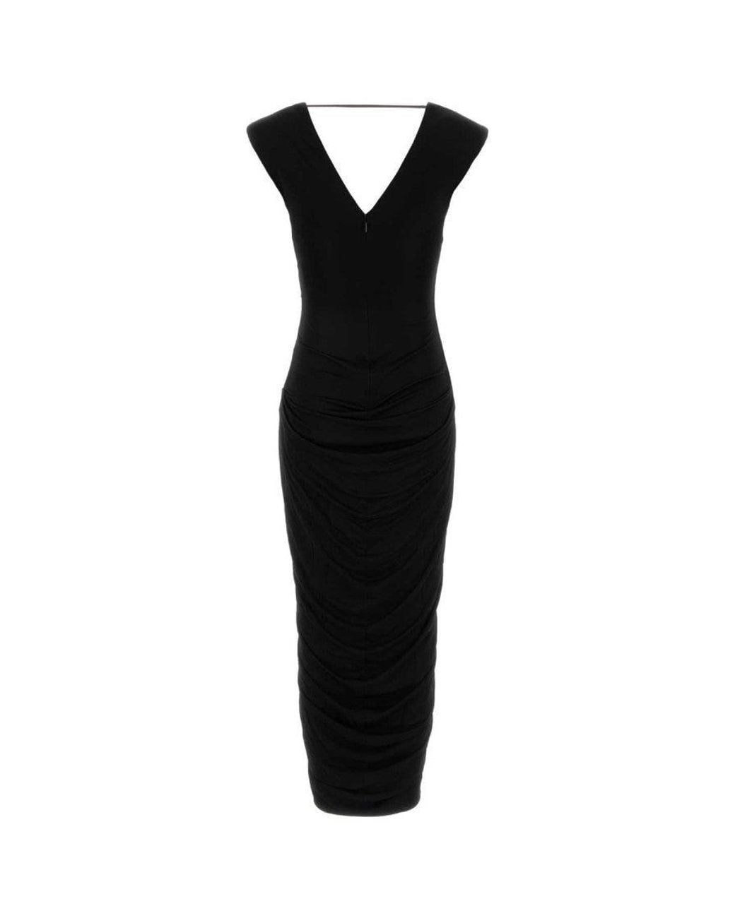 Versace Black Bodycon Slim Dress
