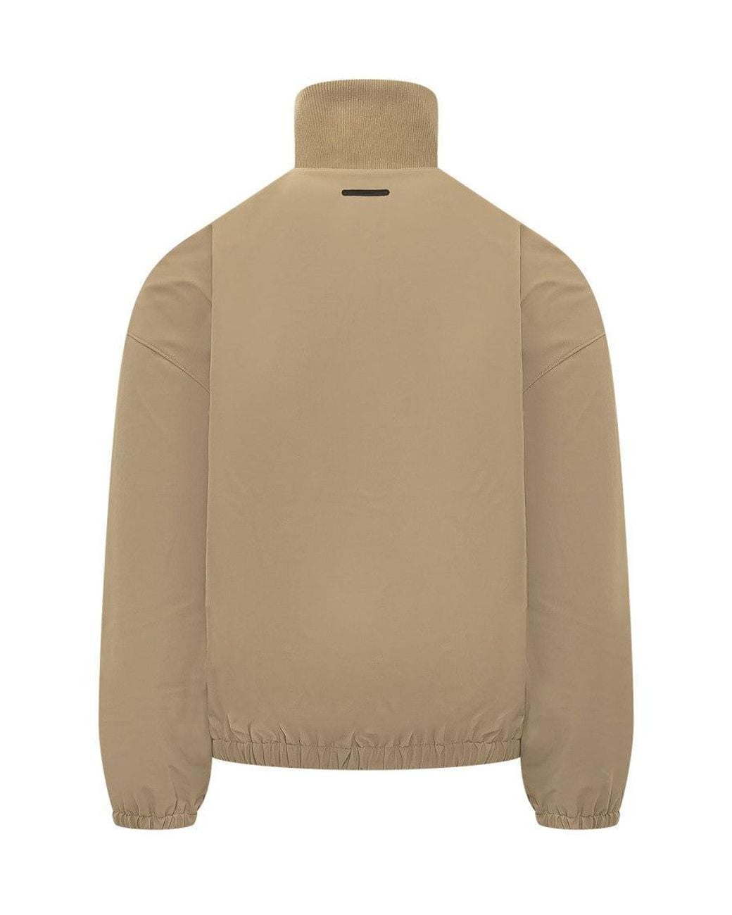 Fear Of God Natural Solid Mock Collar Jacket for men