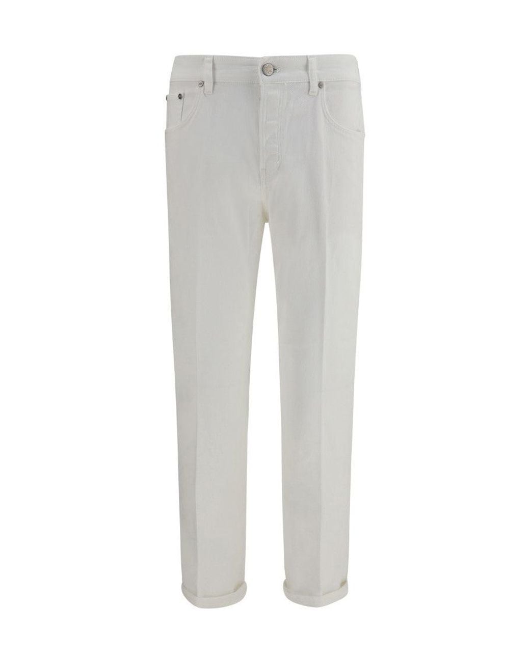 PT Torino Gray Mid Rise Jeans for men