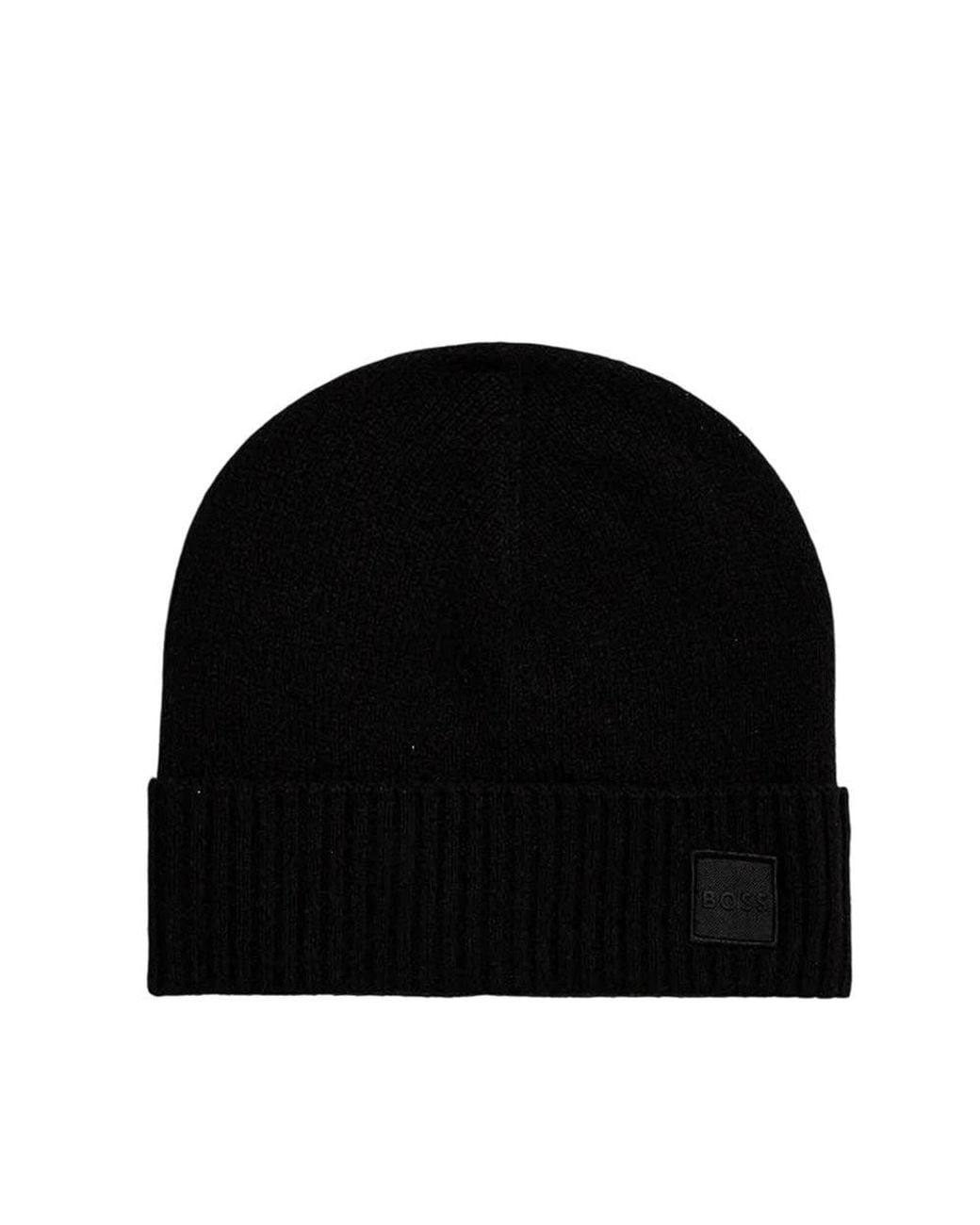 Boss Black Logo Beanie Cap for men