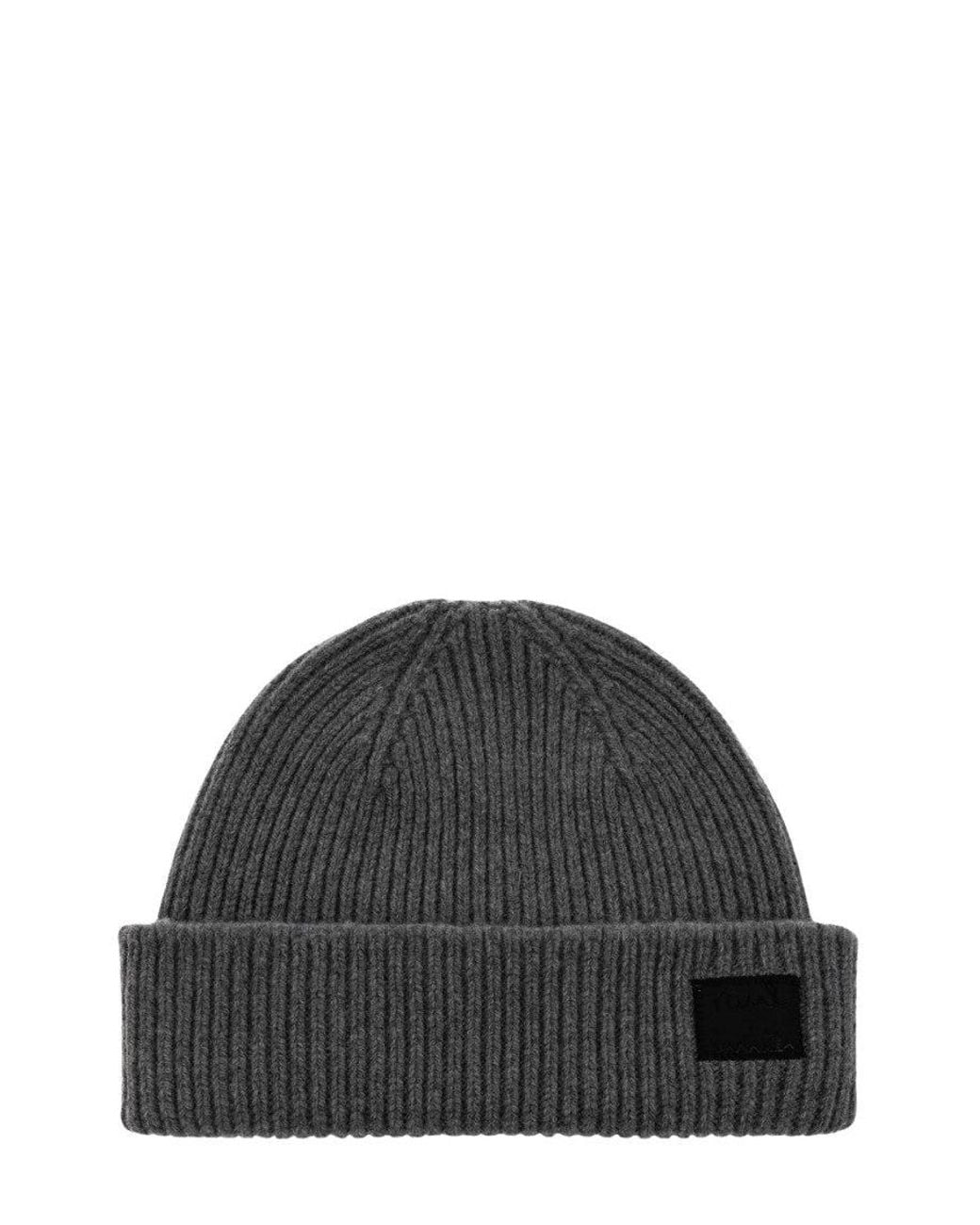 Paul Smith Black Knitted Beanie Cap for men