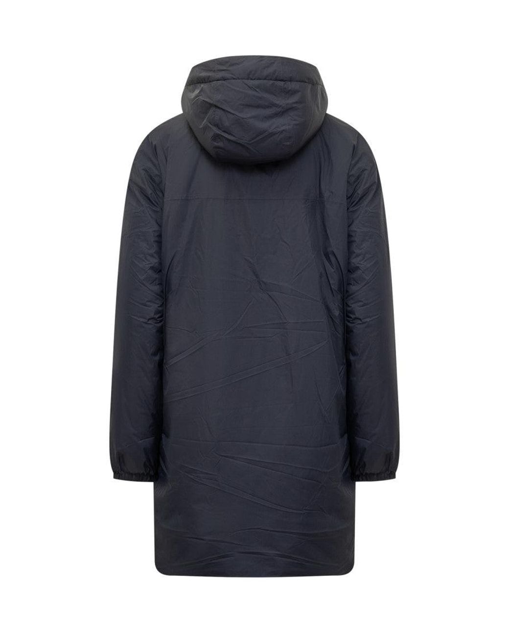 K-Way Blue Logo Hood Jackets