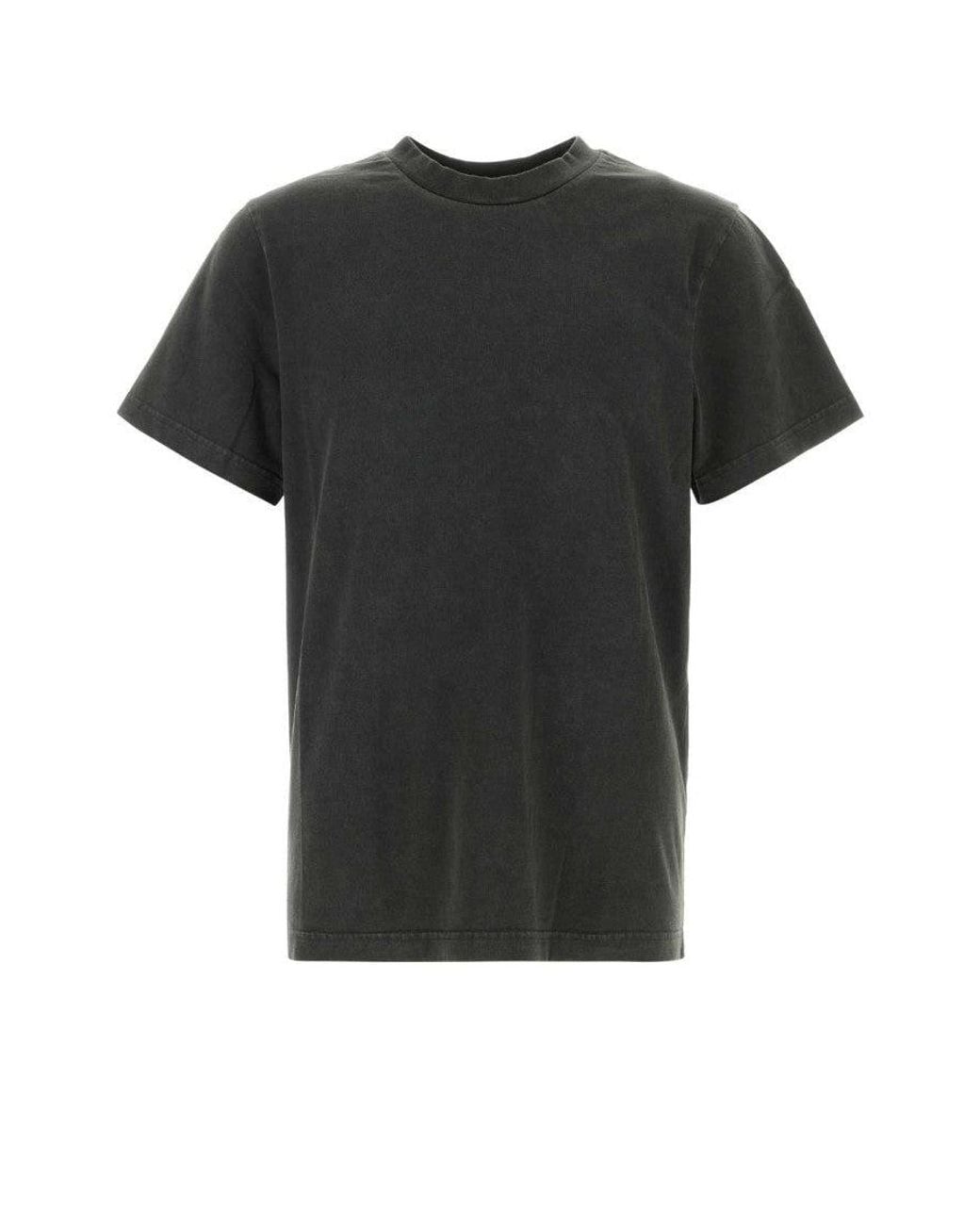 Entire studios Black Crew Neck T-Shirt for men