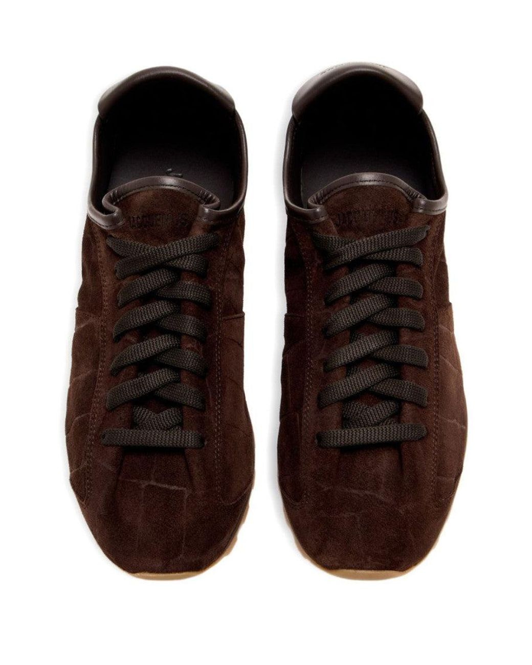 Jacquemus Brown Lace-Up Sneakers for men