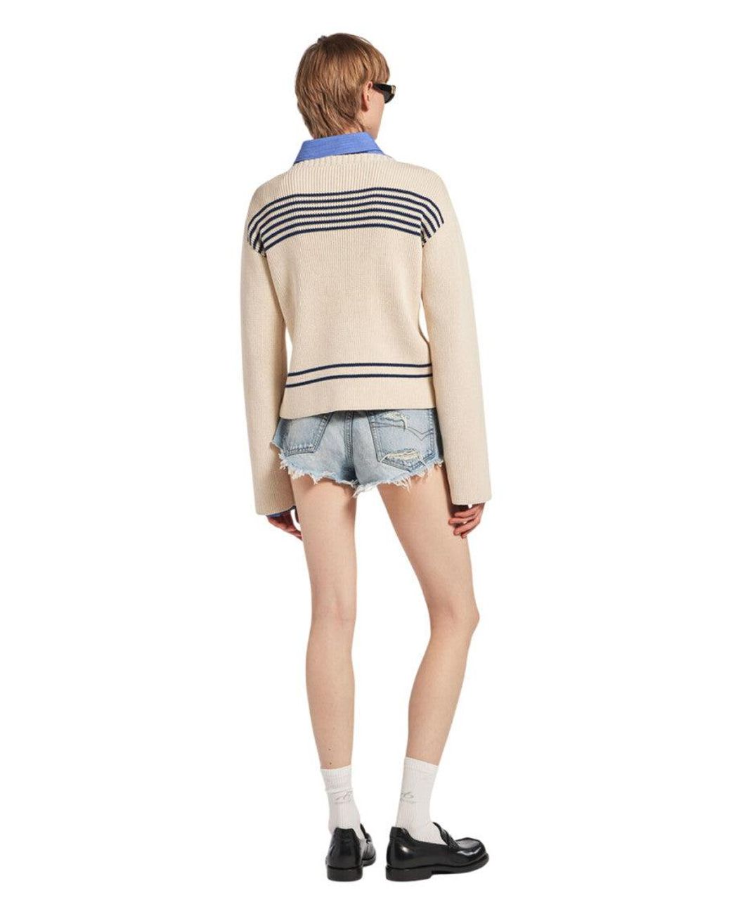 Balenciaga Natural Boatneck Sweater