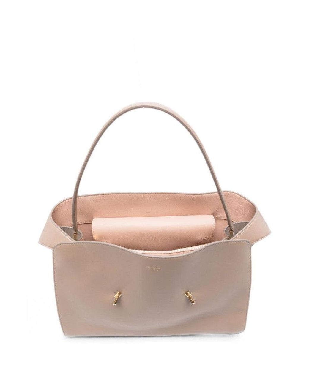 Ferragamo Natural Hug Medium Shoulder Bag