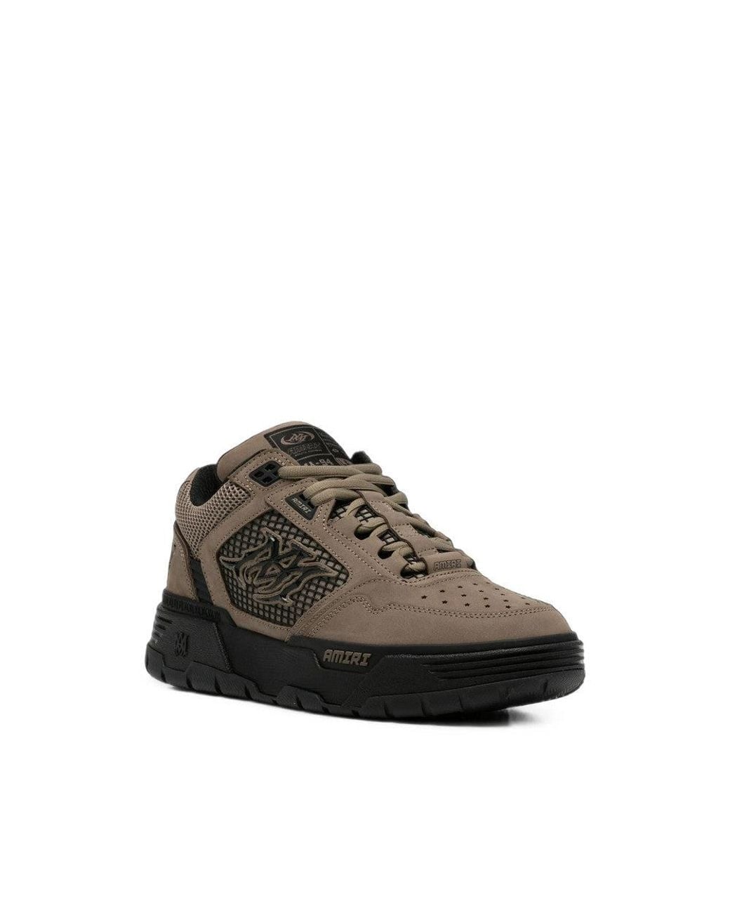 Amiri Black Perforated Sneakers for men