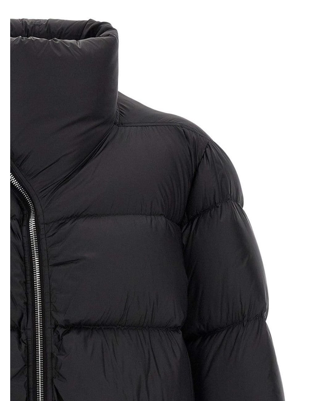 Rick Owens Black 'Turtle' Down Jacket for men