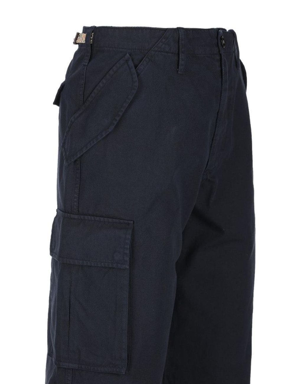 Burberry Blue Cargo Trousers for men