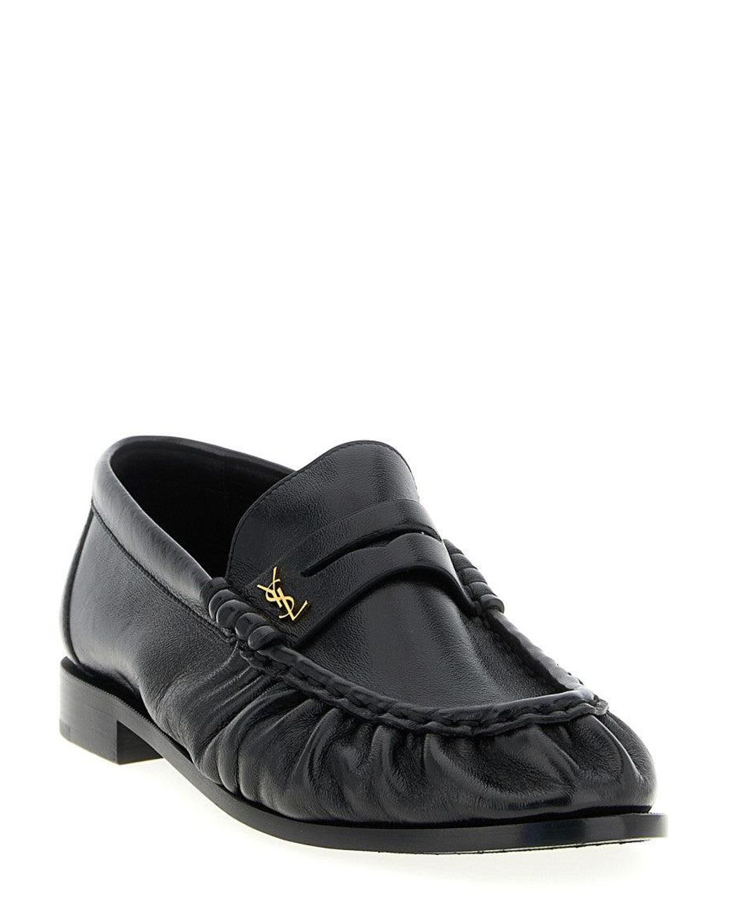 Saint Laurent Black 'Le Loafer' Loafers