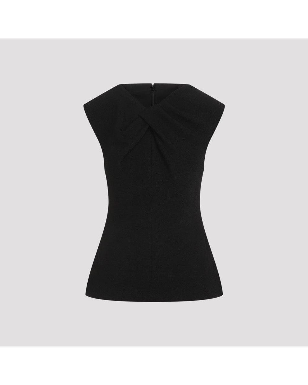 Jil Sander Black Viscose Tank Top