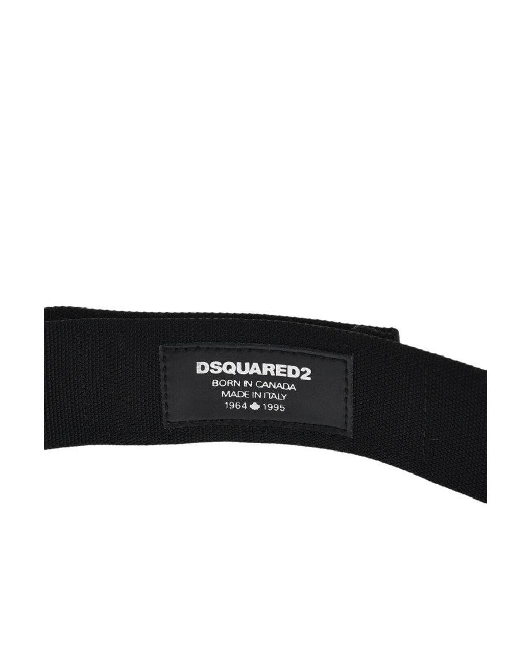 DSquared² Black Solid Belt