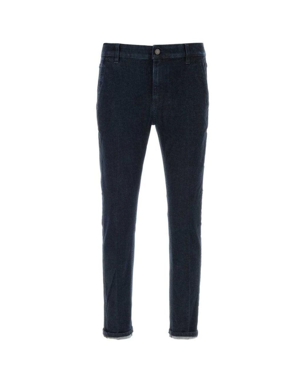 PT Torino Blue Mid Rise Jeans for men