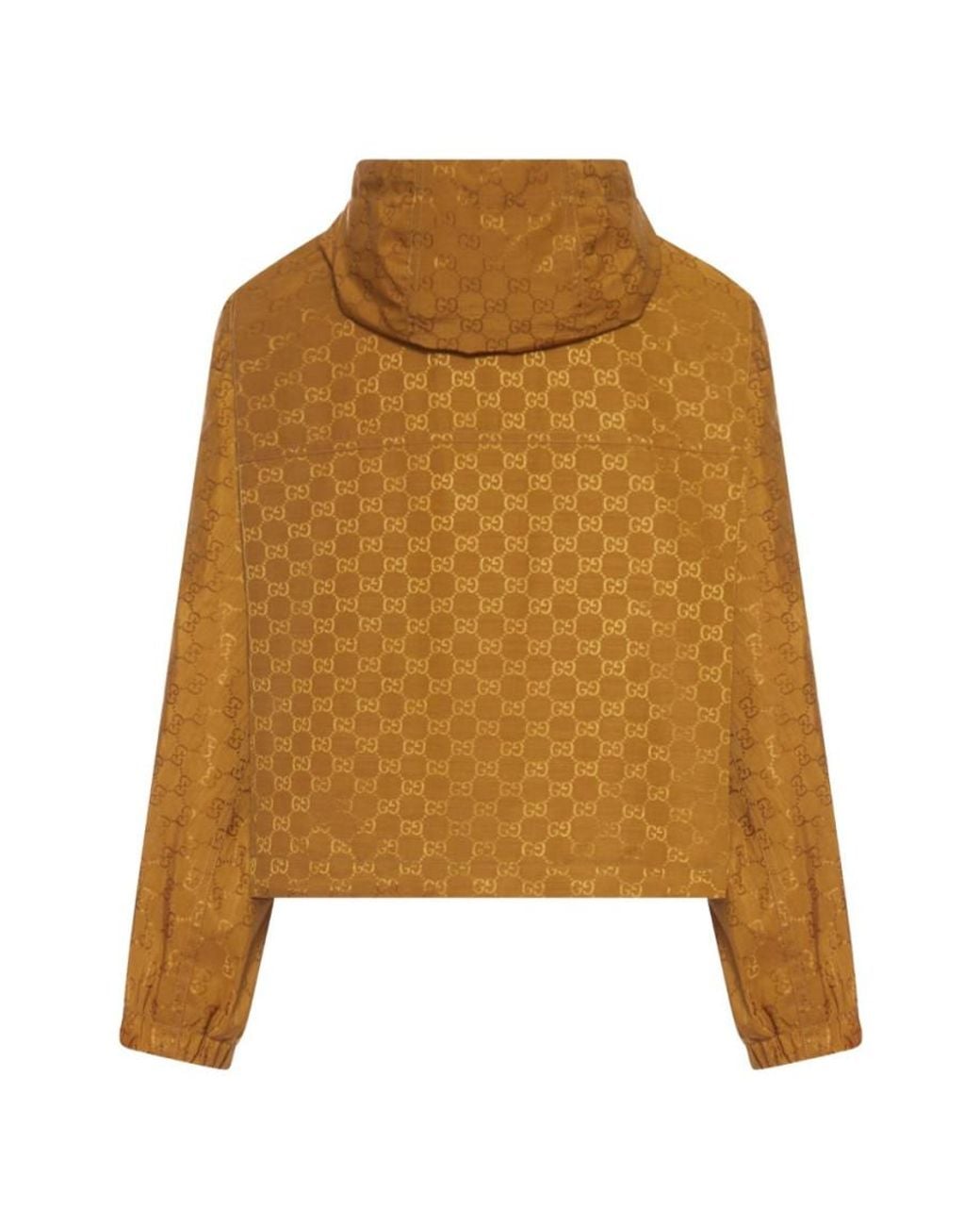 Gucci Natural Gg Nylon Blouson Jacket
