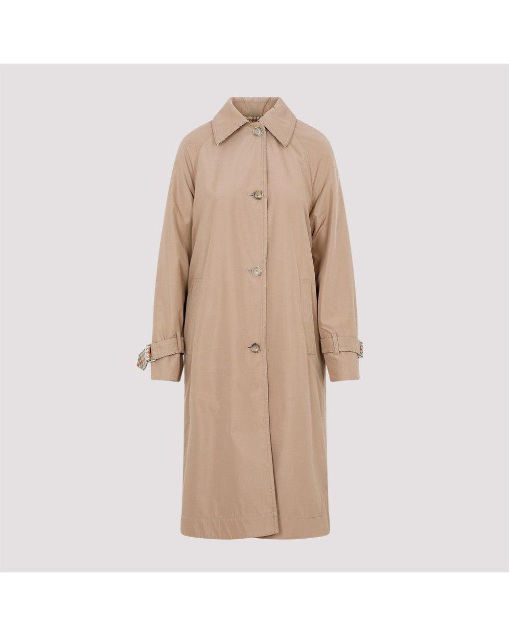 Akris Natural Wool Flannel Coat