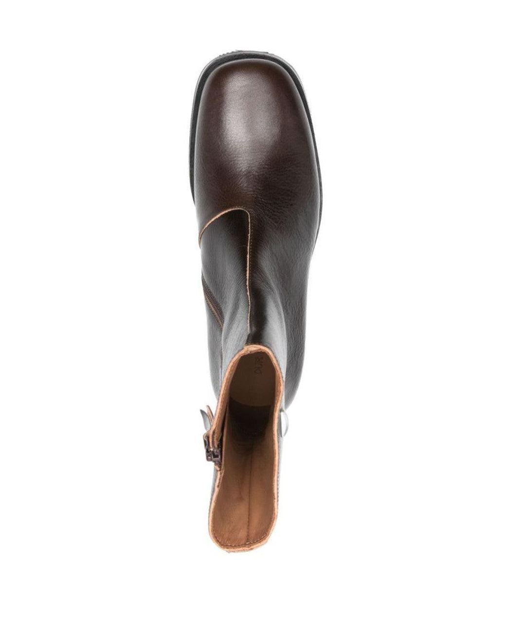 Our Legacy Brown Leather Boots for men