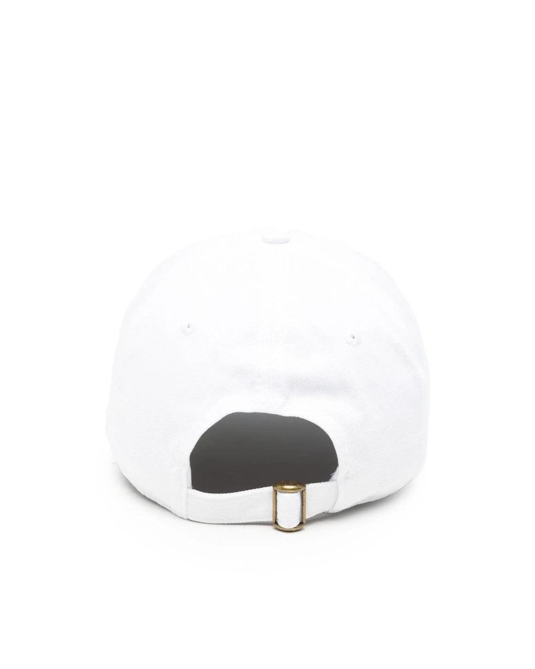 Sporty & Rich White Solid Baseball Cap