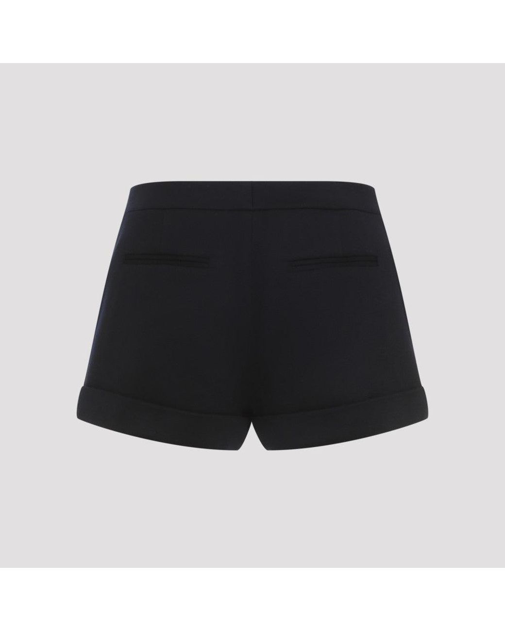 Tom Ford Black Dark Wool Shorts