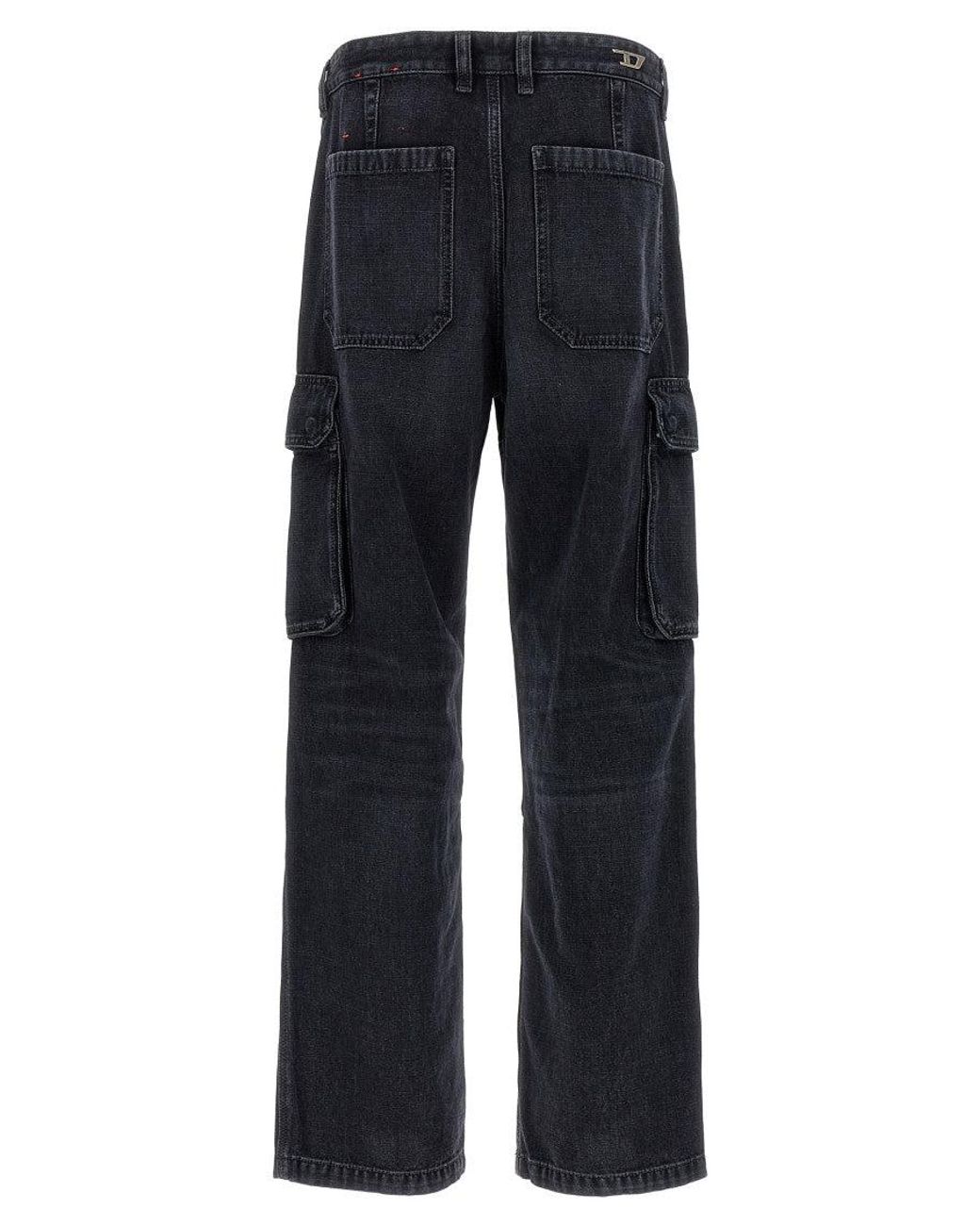 DIESEL Blue 'D-Uty-Cargo' Jeans for men