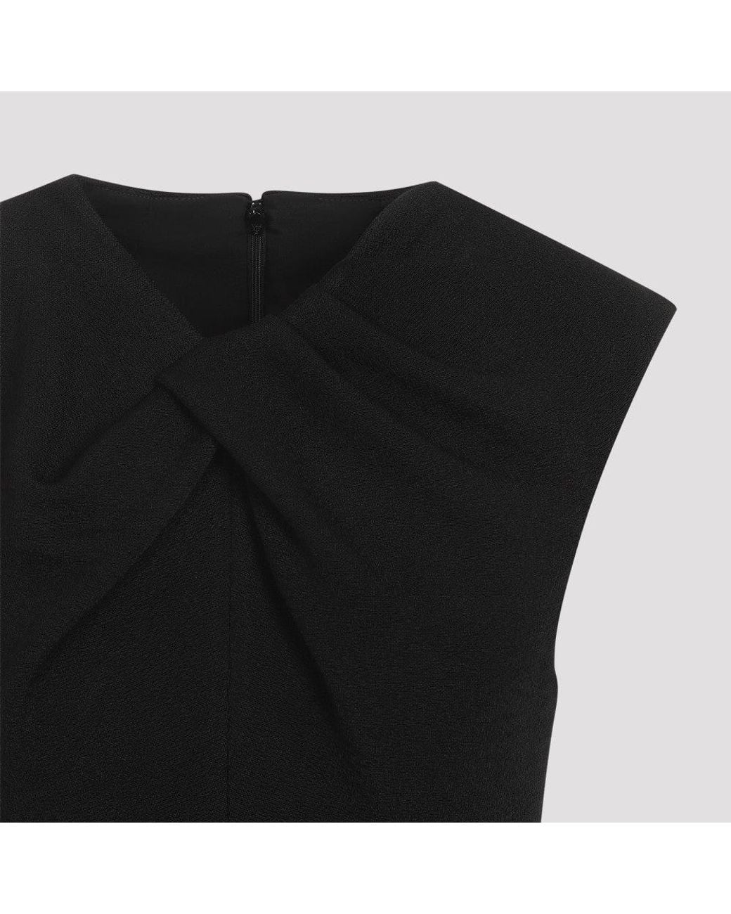 Jil Sander Black Viscose Tank Top