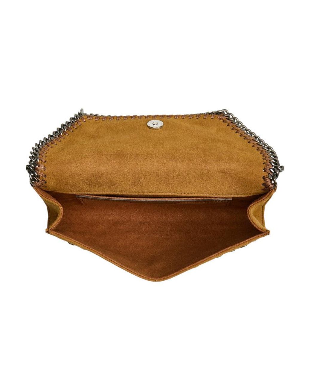 Stella McCartney Brown Falabella Small Crossbody Bag