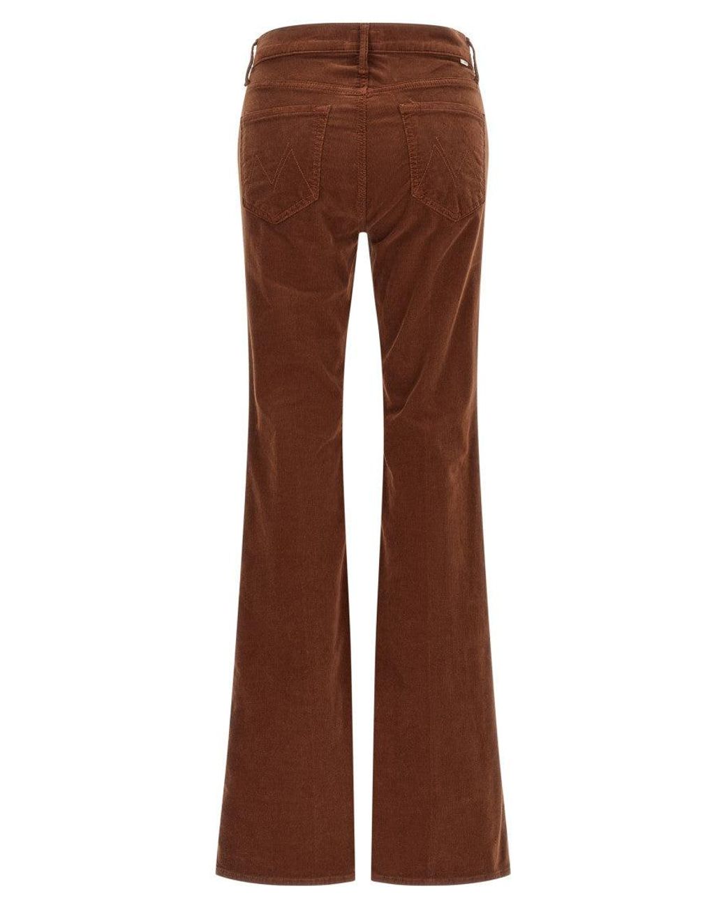 Mother Brown Bootcut Mid Rise Jeans