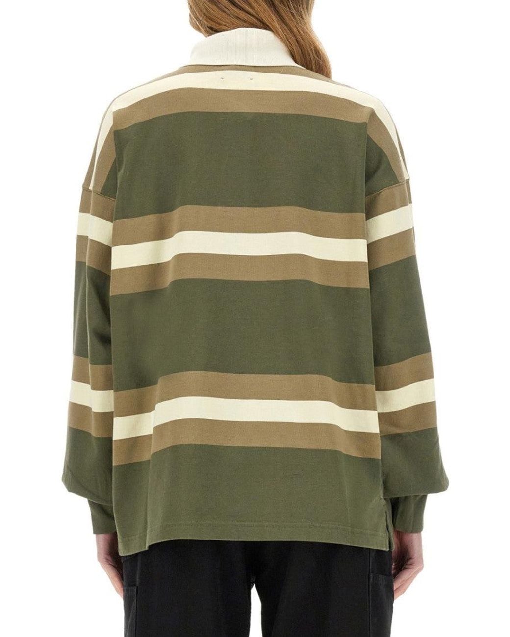 Autry Green Shirt Collar Polo for men