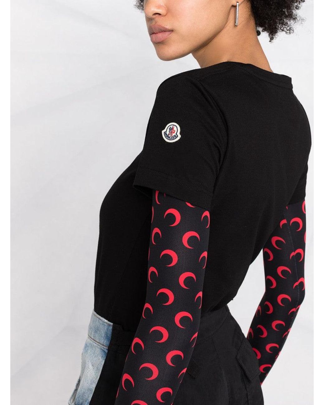Moncler Black Logo Cotton T-Shirt