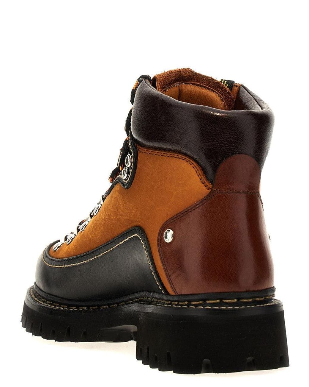 DSquared² Brown Canadian Hiking Boots for men