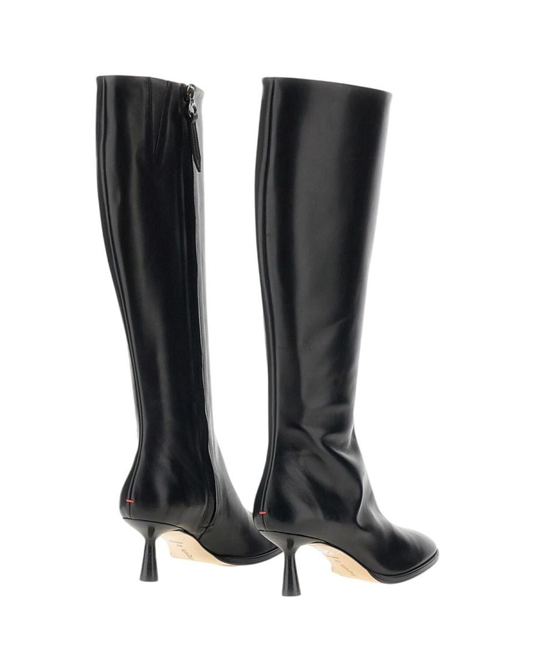Aeyde Black Zipper Boots