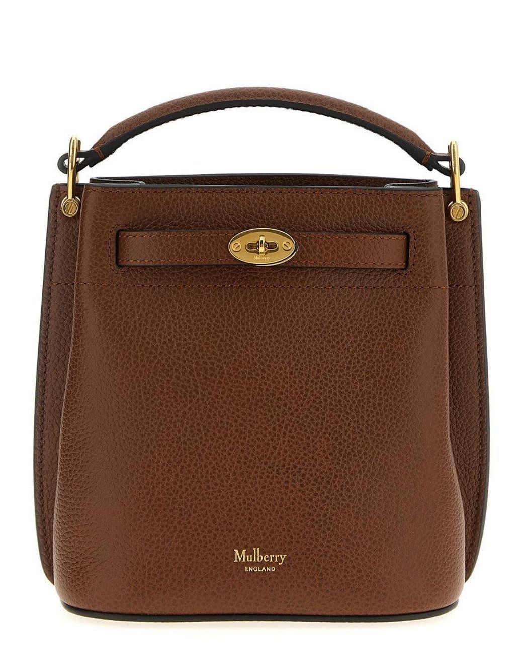 Mulberry Brown 'Islington' Mini Bucket Bag