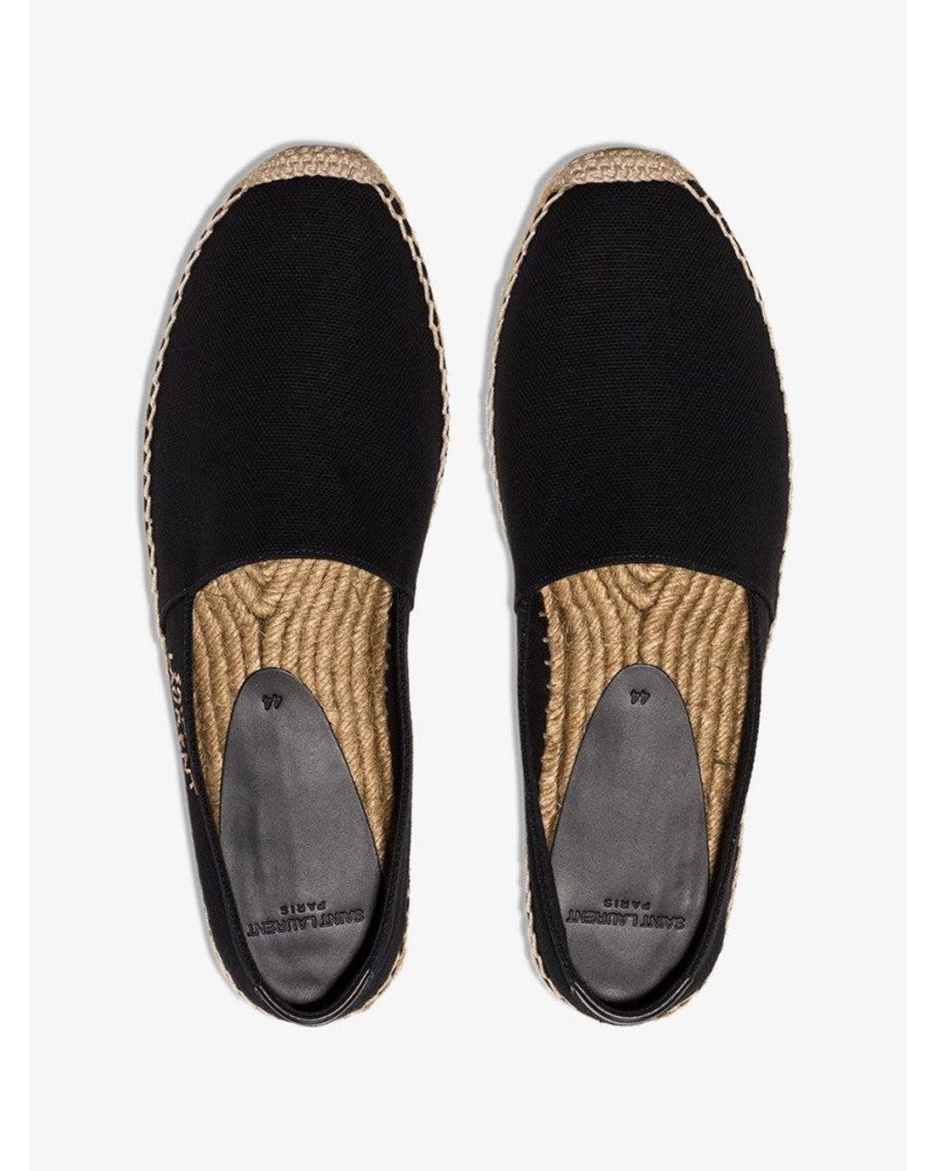 Saint Laurent Blue Signature Canvas Espadrilles for men