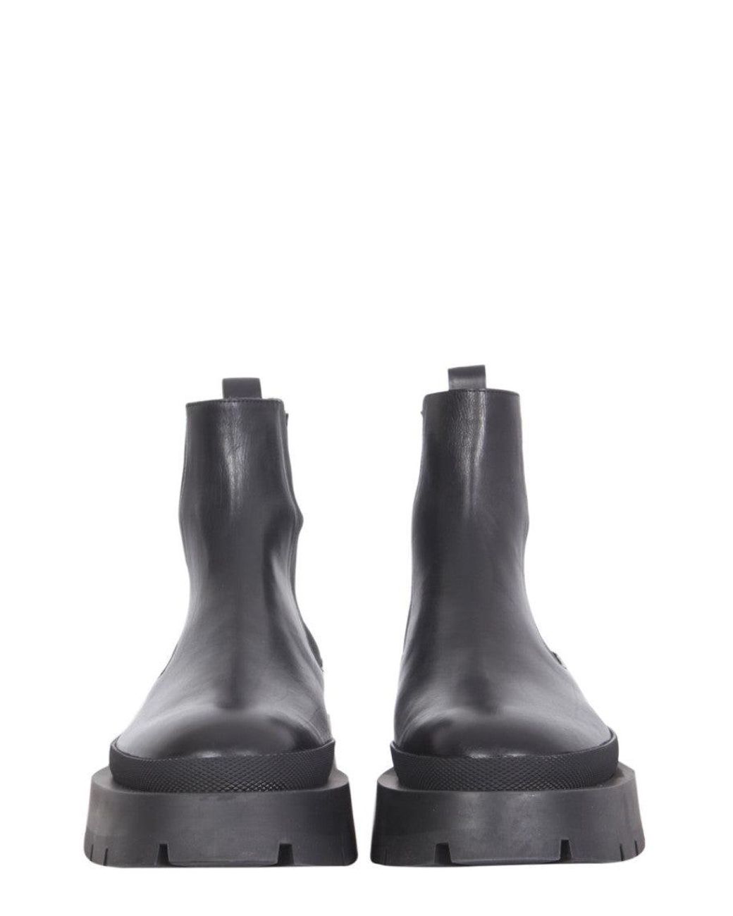 Jil Sander White Leather Boots