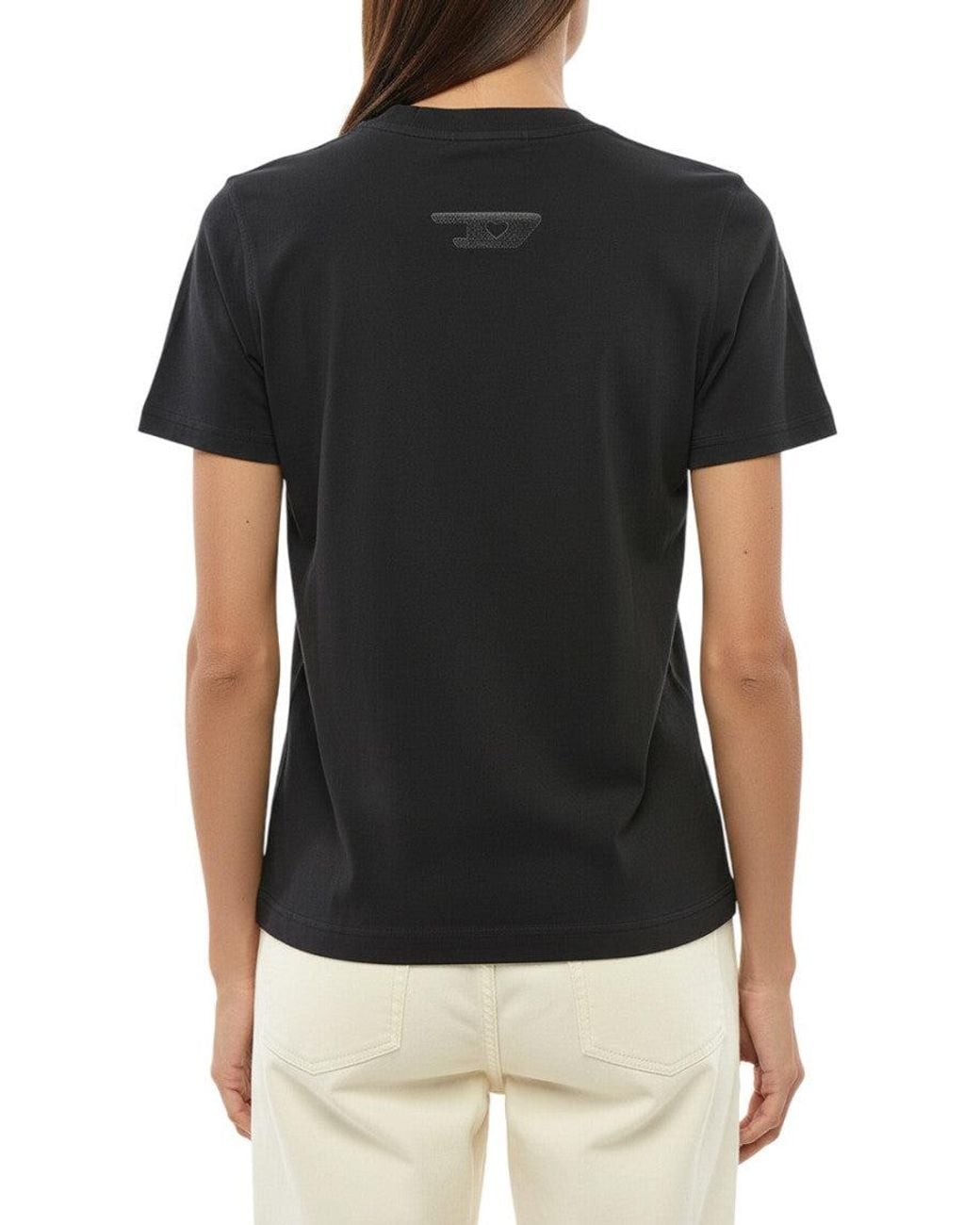 DIESEL Black Crew Neck T-Shirt