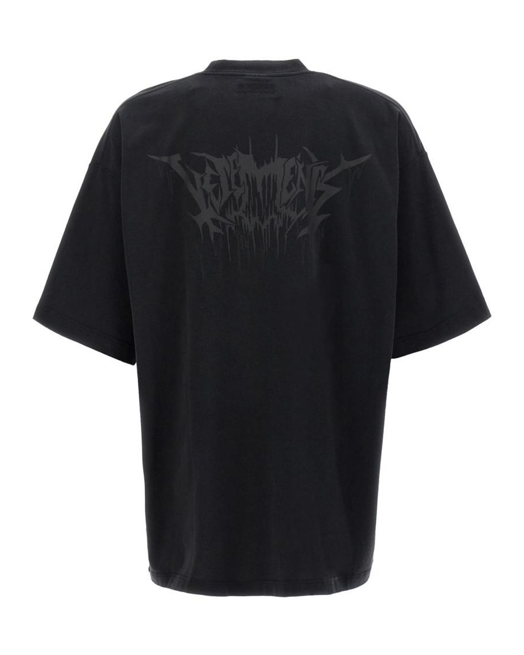 Vetements Oversized Skull Print Cotton T-Shirt in Black for Men | Lyst