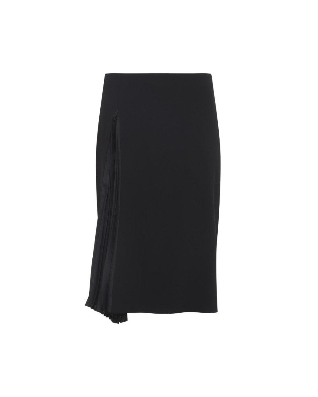 Jil Sander Black Midi Skirt