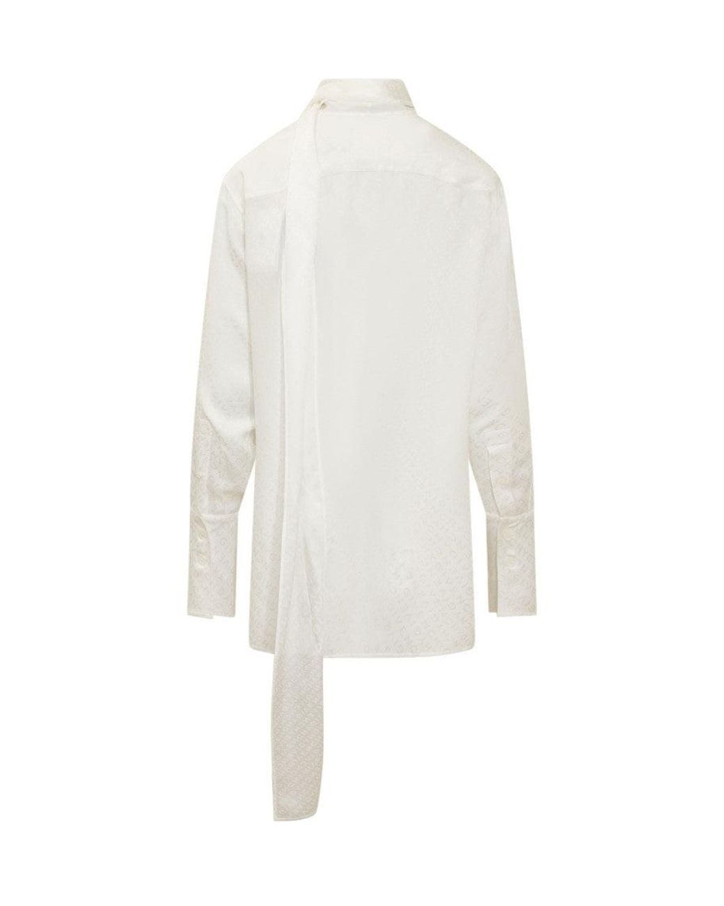 Givenchy White Silk Blouse