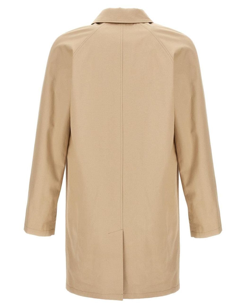 A.P.C. Natural 'Mac Ville' Trench Coat for men
