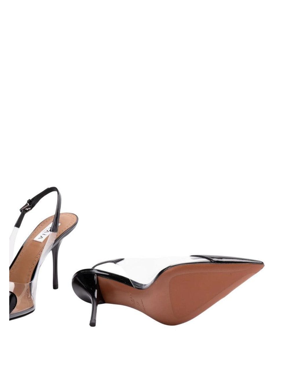 Alaïa Metallic Transparent Pumps