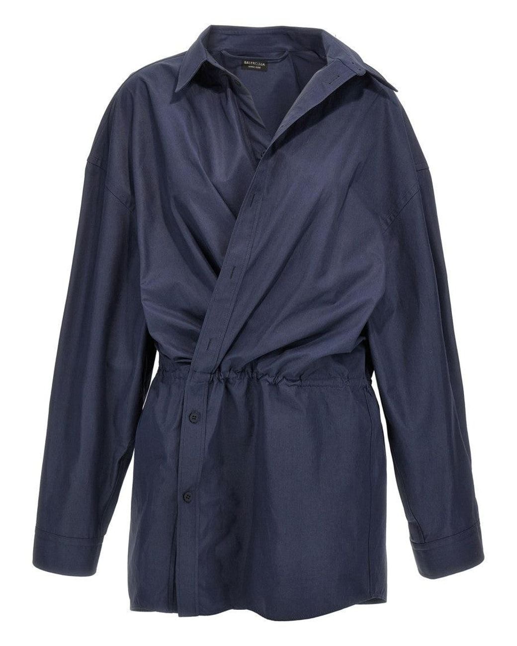Balenciaga Blue 'Stile Camicia Mini' Dress