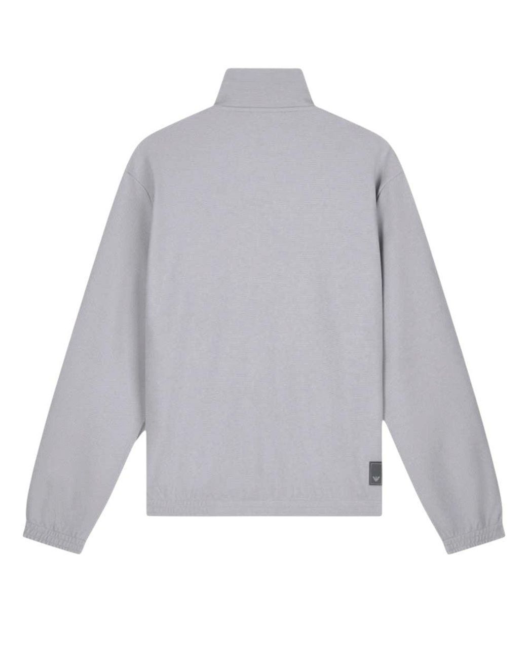 Emporio Armani Gray Regular Track Jacket for men