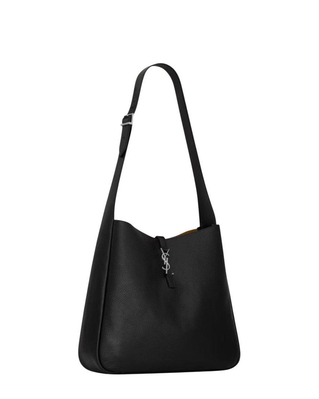 Saint Laurent Black Le 5 A 7 Large Crossbody Bag for men