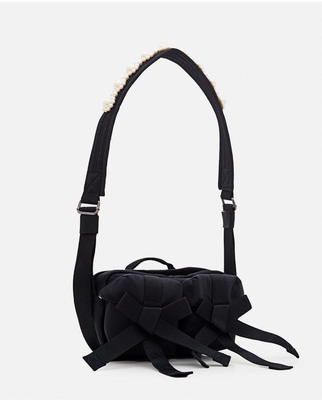 Simone Rocha White Classic Bow Crossbody Bag