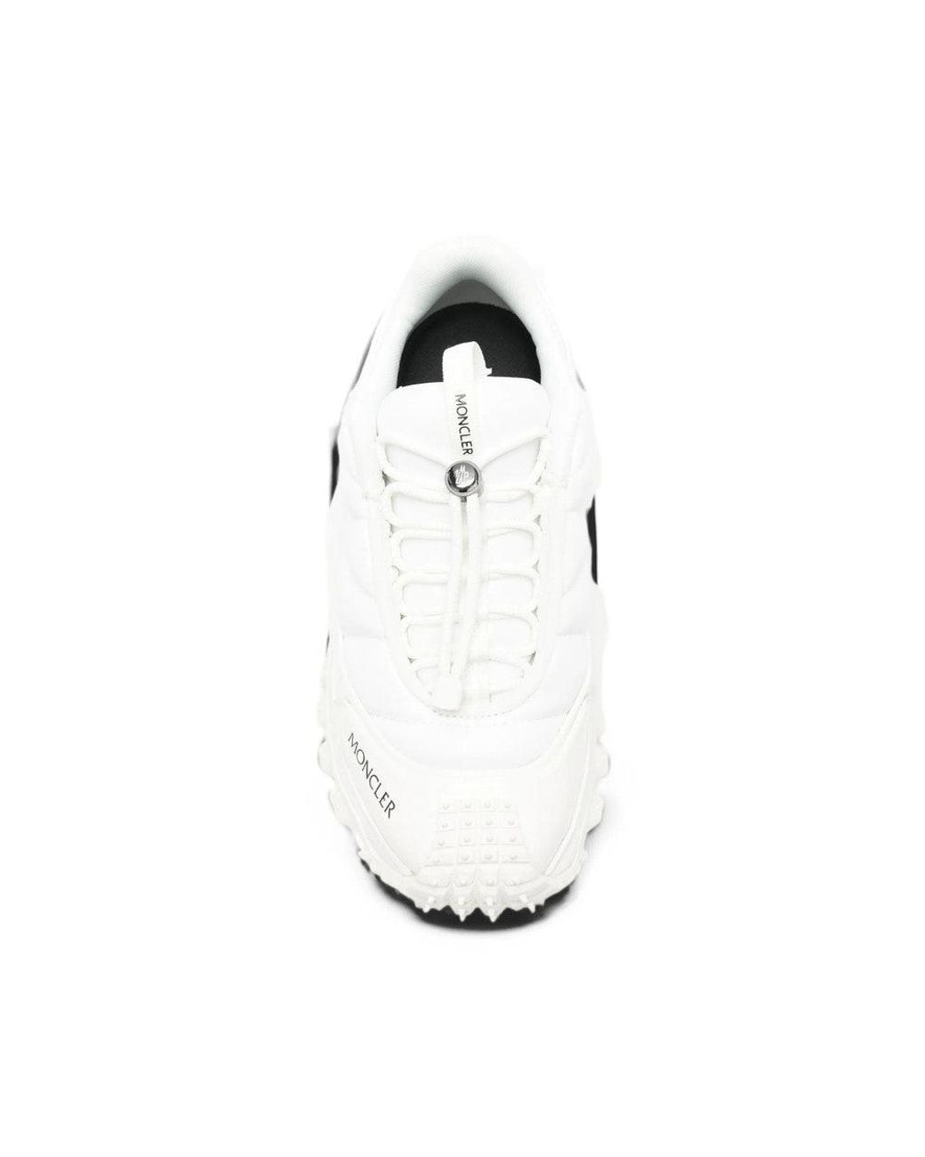 Moncler White Quilted Sneakers