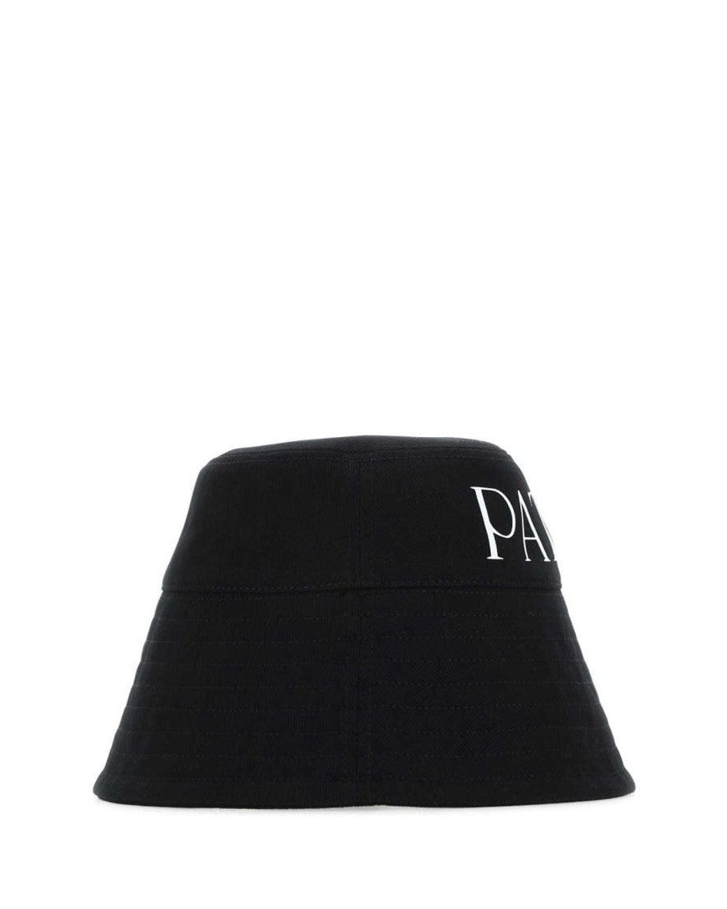 Patou Black Bucket Hat