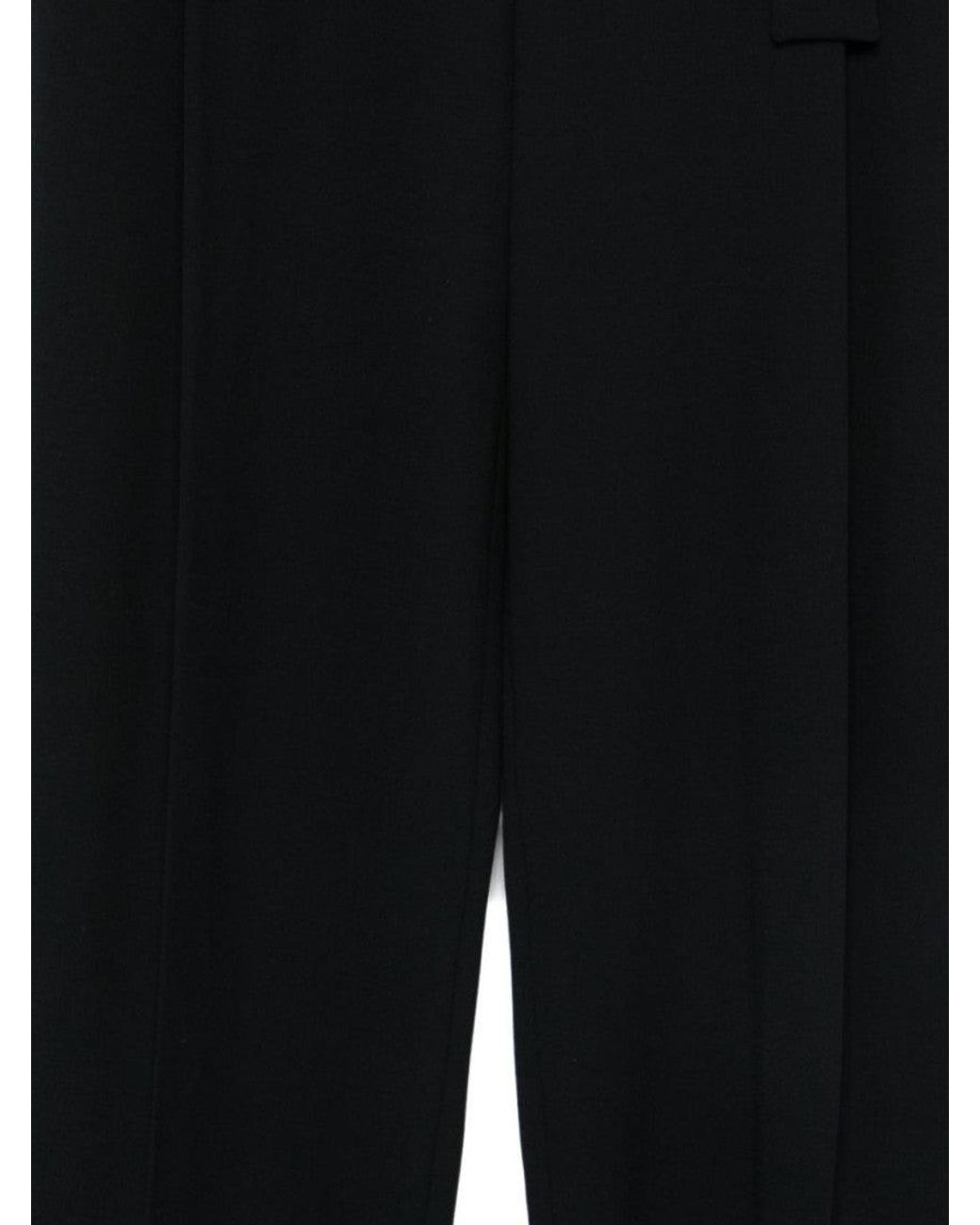 Emporio Armani Black Wool Trousers