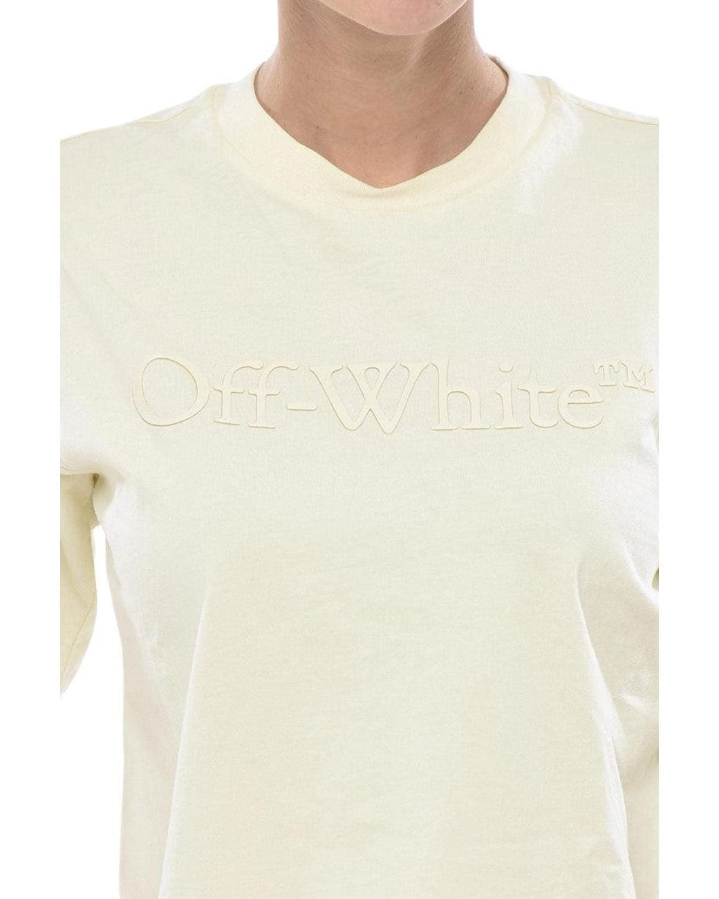 Off-White c/o Virgil Abloh White Crew Neck T-Shirt