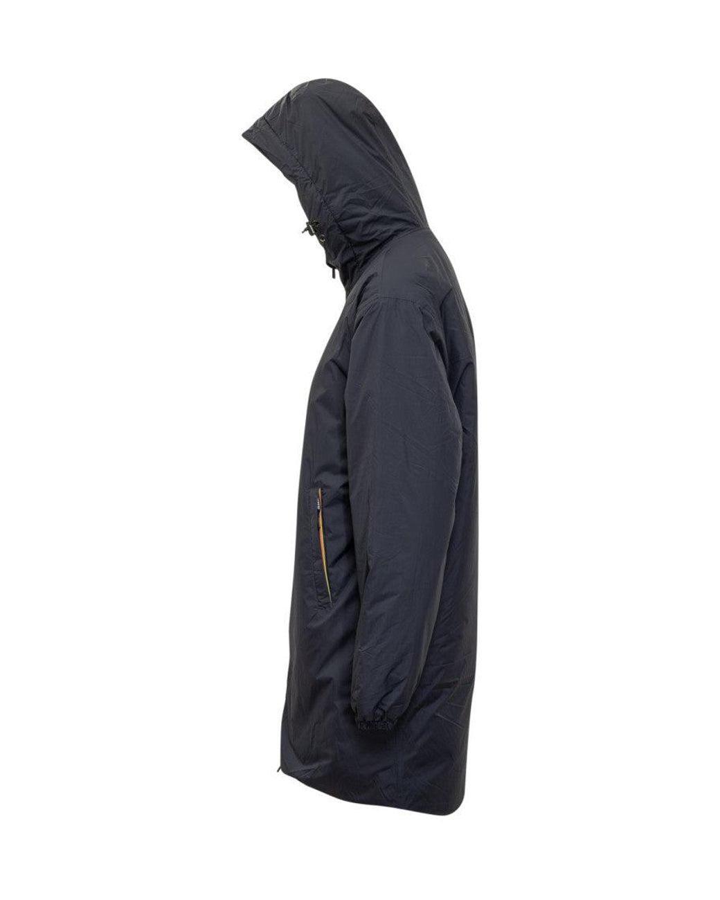 K-Way Blue Logo Hood Jackets